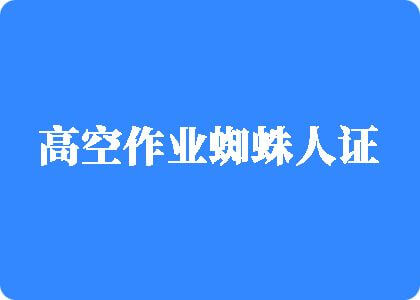 强奸操屄视频在线观看高空作业蜘蛛人证